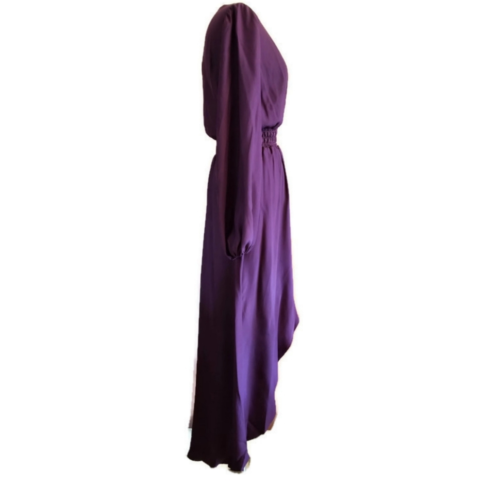 Reformation Rosalina Silk Long Dress in Au… - Picture 4 of 8